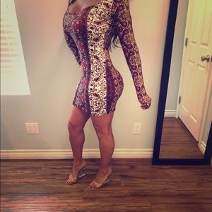 Bobbi Rocco Long sleeve summer short dress